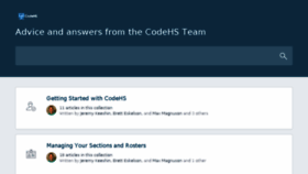 What Help.codehs.com website looked like in 2017 (6 years ago)