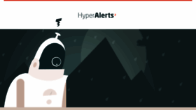 What Hyperalerts.no website looked like in 2017 (6 years ago)