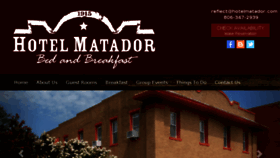 What Hotelmatador.com website looked like in 2017 (6 years ago)