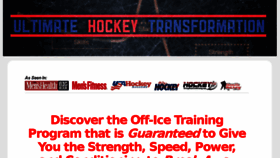 What Hockeytransformation.com website looked like in 2017 (6 years ago)