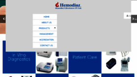 What Hemodiaz.com website looked like in 2017 (6 years ago)