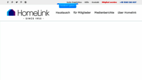What Homelink.de website looked like in 2017 (6 years ago)