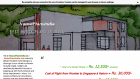 What Houseplansindia.in website looked like in 2017 (6 years ago)