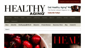What Healthyaging.net website looked like in 2017 (6 years ago)