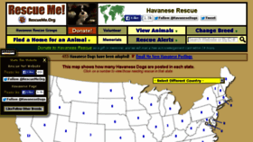 What Havanese.rescueme.org website looked like in 2017 (6 years ago)
