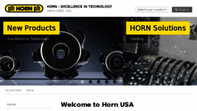 What Hornusa.com website looked like in 2017 (6 years ago)