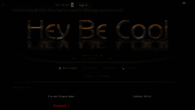 What Heybecool.net website looked like in 2017 (6 years ago)