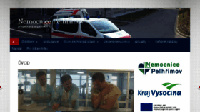 What Hospital-pe.cz website looked like in 2017 (6 years ago)