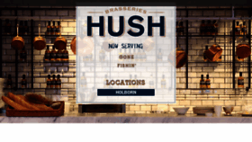 What Hushbrasseries.com website looked like in 2017 (6 years ago)