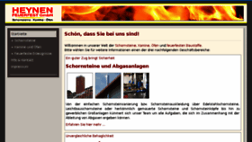 What Heynen-feuerfest.de website looked like in 2017 (6 years ago)
