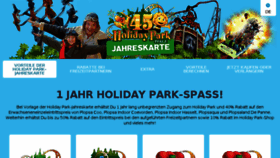 What Holidayparkjahreskarte.de website looked like in 2017 (6 years ago)