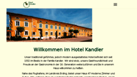 What Hotelkandler.de website looked like in 2017 (6 years ago)