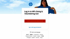 What Hp.benevity.org website looked like in 2017 (6 years ago)