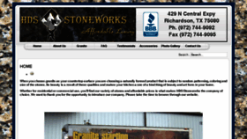 What Hdsstoneworks.com website looked like in 2017 (6 years ago)