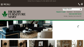 What Hickoryfurniture.com website looked like in 2017 (6 years ago)
