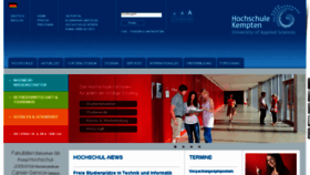 What Hochschule-kempten.de website looked like in 2017 (6 years ago)