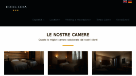 What Hotelcora.it website looked like in 2017 (6 years ago)