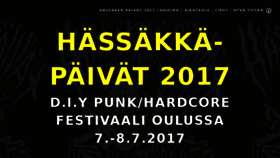 What Hassakkapaivat.com website looked like in 2017 (6 years ago)