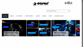 What Hasagi.gg website looked like in 2017 (6 years ago)