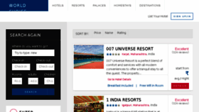 What Hotels-in-maharashtra.wchotels.com website looked like in 2017 (6 years ago)