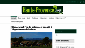 What Hauteprovenceinfo.com website looked like in 2017 (6 years ago)