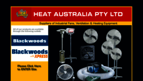 What Heataustralia.com.au website looked like in 2017 (6 years ago)