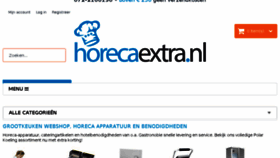 What Horecaextra.nl website looked like in 2017 (6 years ago)