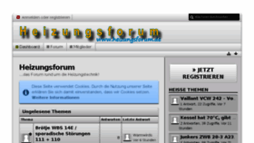 What Heizungsforum.de website looked like in 2017 (6 years ago)