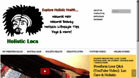 What Holisticlocs.com website looked like in 2017 (6 years ago)
