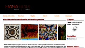 What Hannes-selner.de website looked like in 2017 (6 years ago)