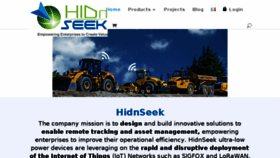 What Hidnseek.fr website looked like in 2017 (6 years ago)