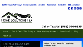 What Homesolutionsfla.com website looked like in 2017 (6 years ago)