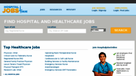 What Hospitaljobsonline.com website looked like in 2017 (6 years ago)