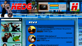 What Hedg.fr website looked like in 2017 (6 years ago)