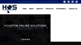 What Houstononlinesolutions.com website looked like in 2017 (6 years ago)