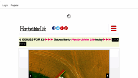 What Hertfordshirelife.co.uk website looked like in 2017 (6 years ago)