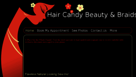 What Haircandybeauty.com website looked like in 2017 (6 years ago)