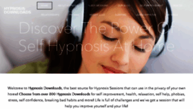 What Hypnosisdownloads.org website looked like in 2017 (6 years ago)