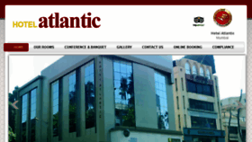 What Hotelatlantic.in website looked like in 2017 (6 years ago)