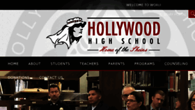 What Hollywoodhighschool.net website looked like in 2017 (6 years ago)