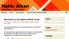 What Hakkialkan.com website looked like in 2017 (6 years ago)