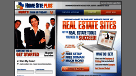 What Homesiteplus.com website looked like in 2017 (8 years ago)