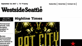What Highlinetimes.com website looked like in 2017 (6 years ago)