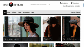 What Hut-styler.de website looked like in 2017 (9 years ago)