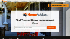 What Homeadviser.com website looked like in 2017 (6 years ago)