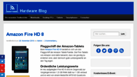 What Hardware-blog.de website looked like in 2017 (6 years ago)