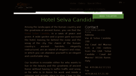 What Hotelselvacandida.it website looked like in 2017 (6 years ago)