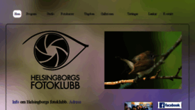 What Helsingborgsfotoklubb.se website looked like in 2017 (6 years ago)