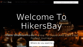 What Hikersbay.com website looked like in 2017 (6 years ago)