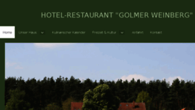 What Hotel-golmer-weinberg.de website looked like in 2017 (6 years ago)